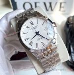 Best Copy Longines Record 8215 Citizen Steel White Roman Dial Watches